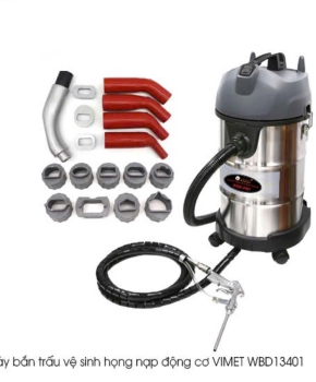 Máy bắn trấu vệ sinh họng nạp động cơ VIMET WBD13401