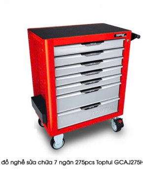 Tủ đồ nghề sửa chữa 7 ngăn 275pcs Toptul