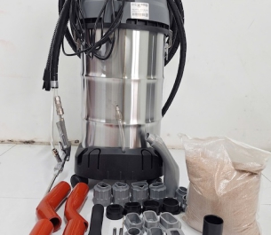 Máy bắn trấu vệ sinh họng nạp động cơ